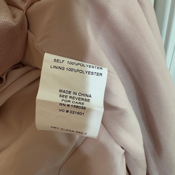 Birdy Grey Evening‎ Special Occasion Bridesmaid Dress Strapless Cowl Neck Pink S - Picture 5 of 5